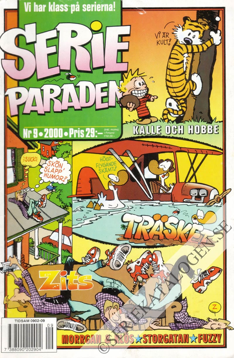 Framsida på Serie-paraden #9 (2000)