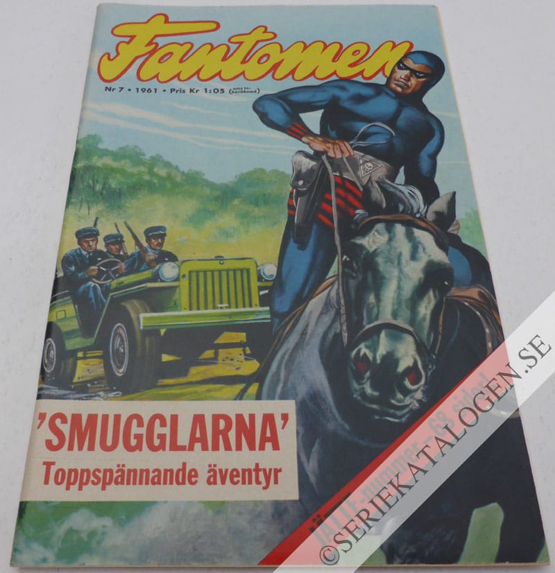 Framsida på Fantomen #7 (1961)