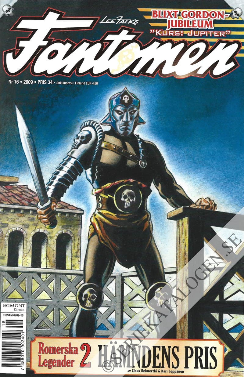 Framsida på Fantomen #16 (2009)