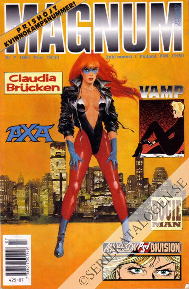 Framsida på Magnum comics #7 (1991)