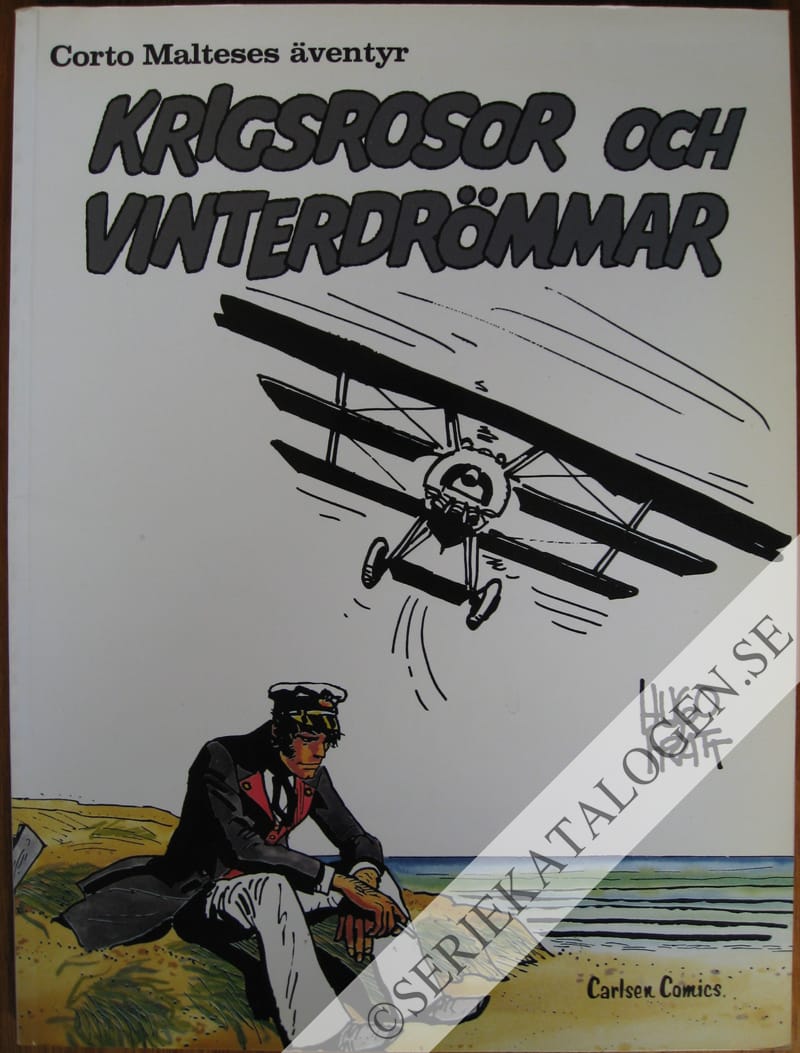 Framsida på Corto Malteses äventyr Krigsrosor och vinterdrömmar (1981)
