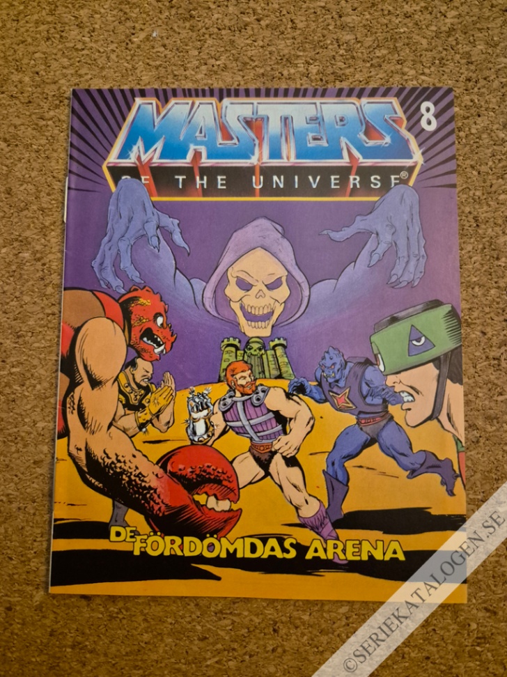 Framsida på Masters of the universe De fördömdas arena (1984)