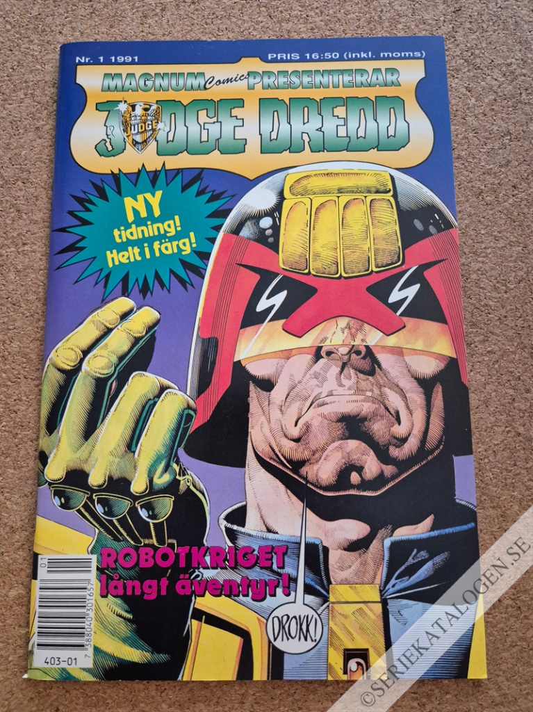 Magnum comics presenterar Judge Dredd (1991)
