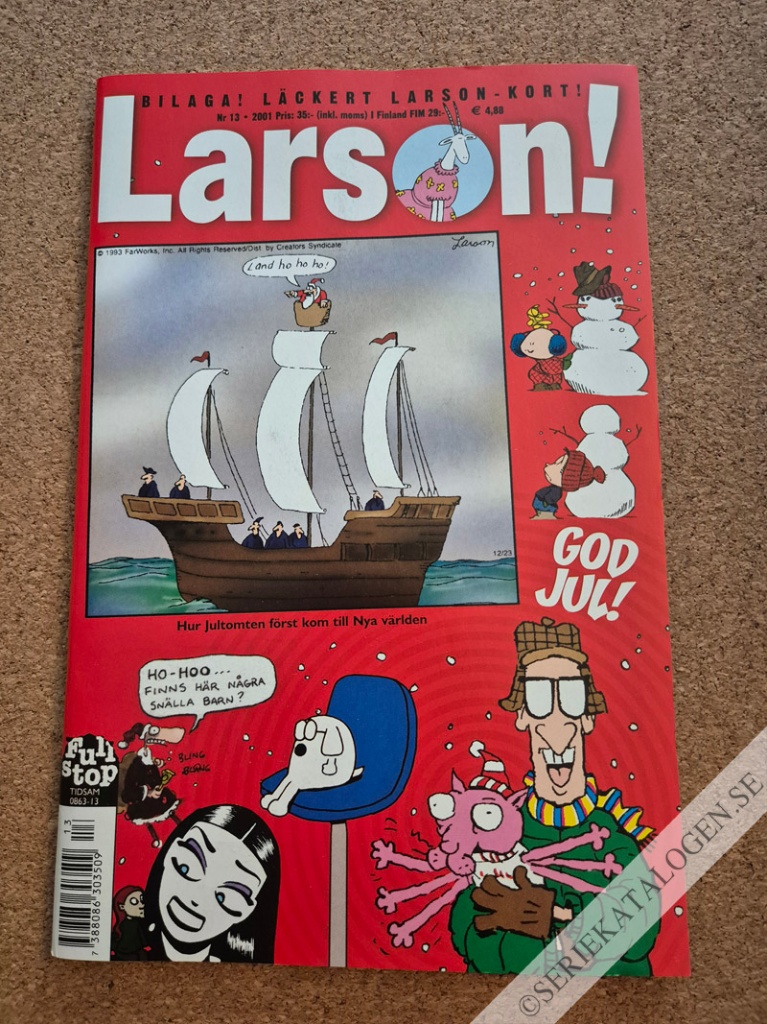 Framsida på Larson! #13 (2001)