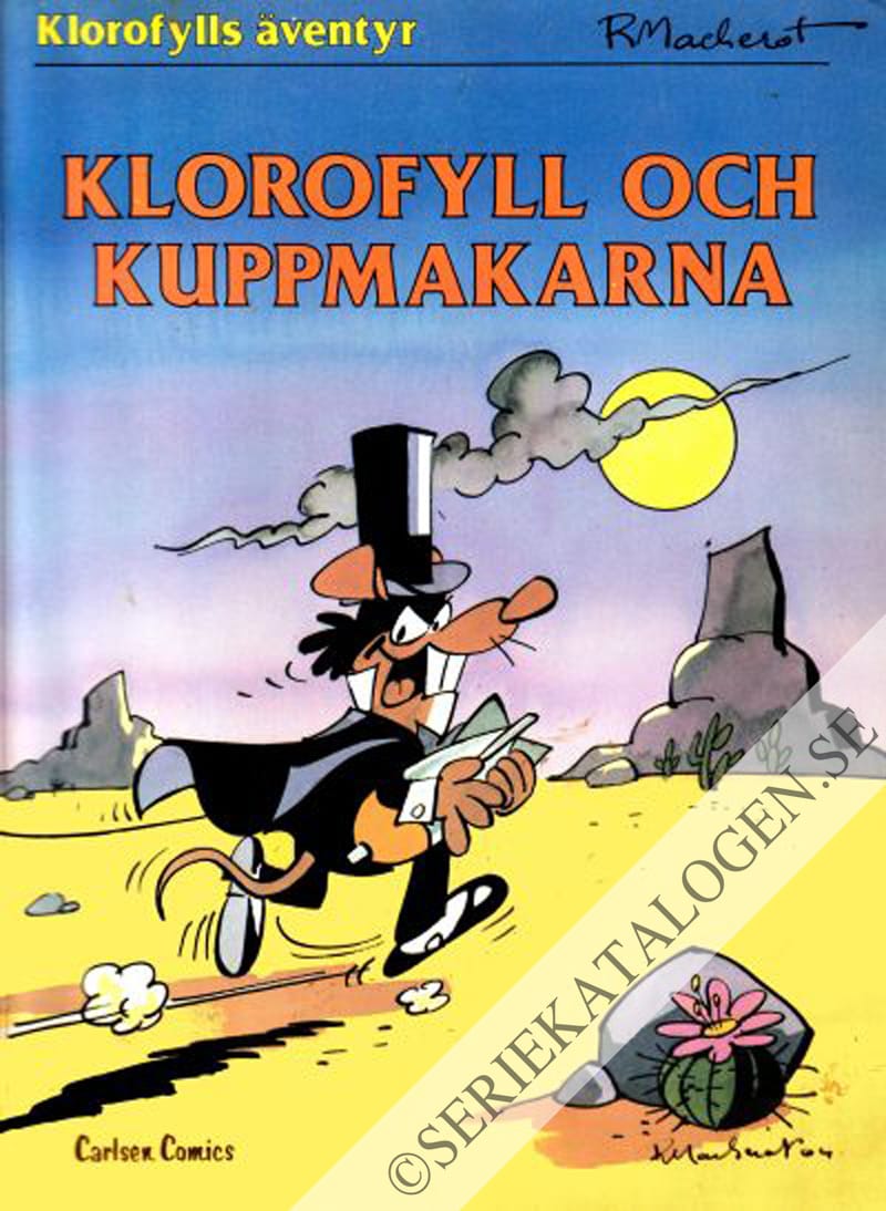 Framsida på Klorofylls äventyr Klorofyll och kuppmakarna (1981)