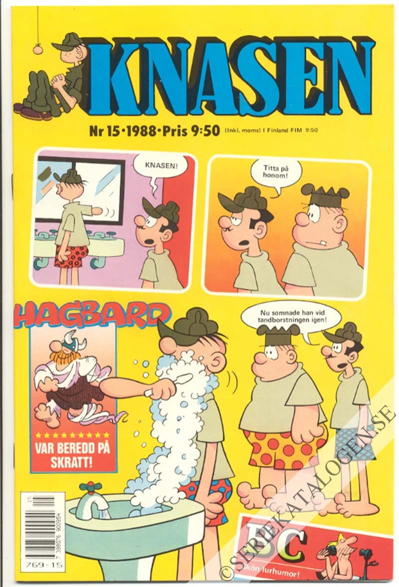Framsida på Knasen #15 (1988)