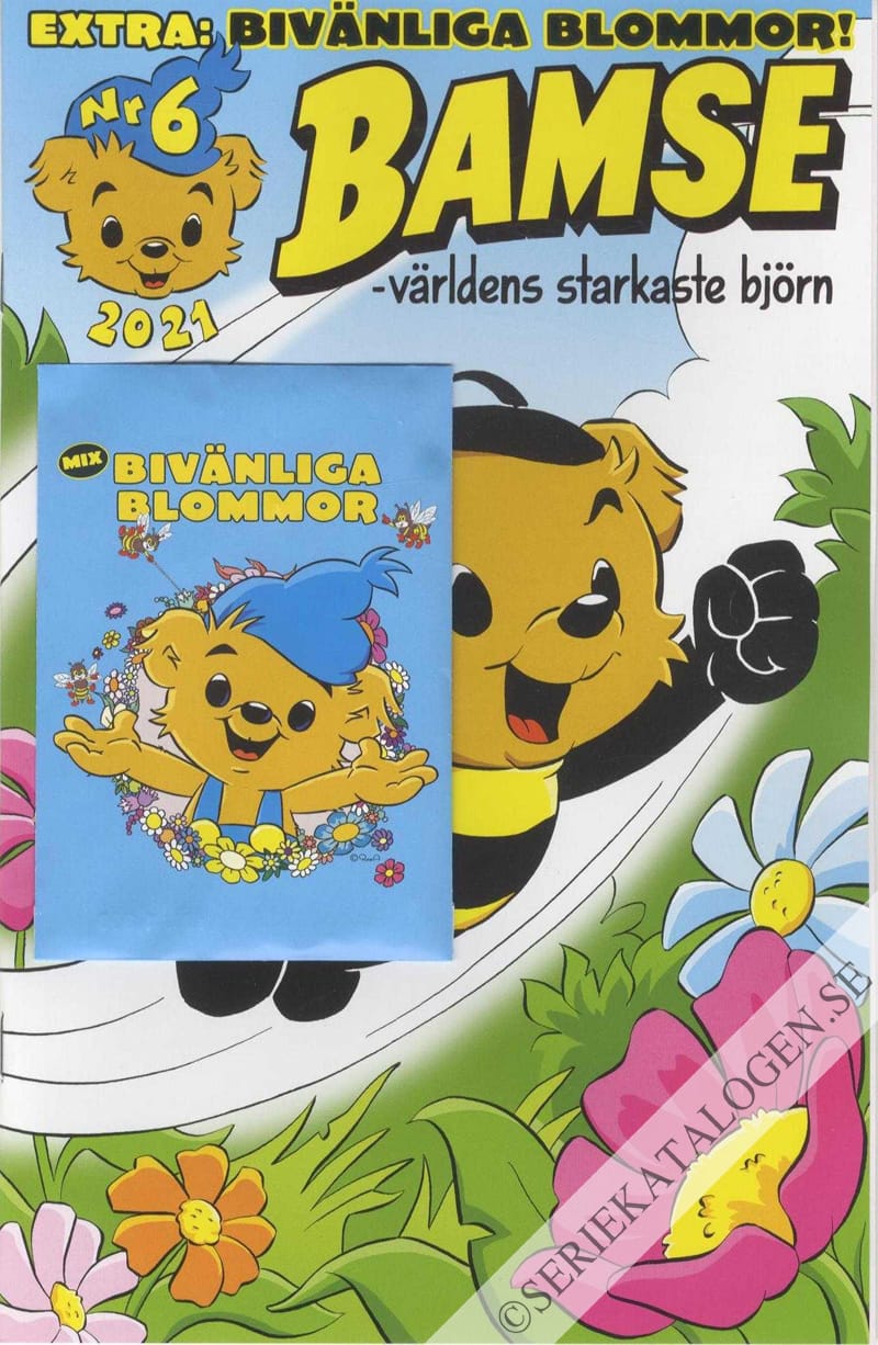 Framsida på Bamse #6 (2021)
