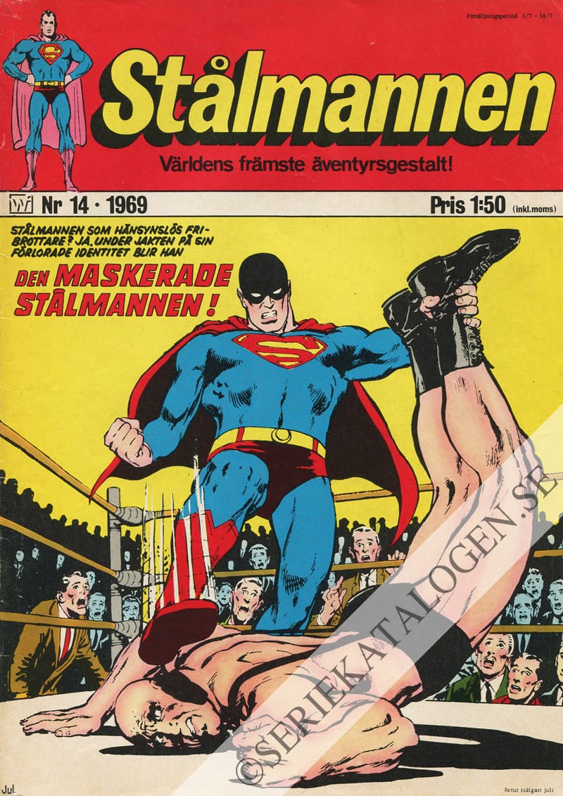 Framsida på Stålmannen #14 (1969)