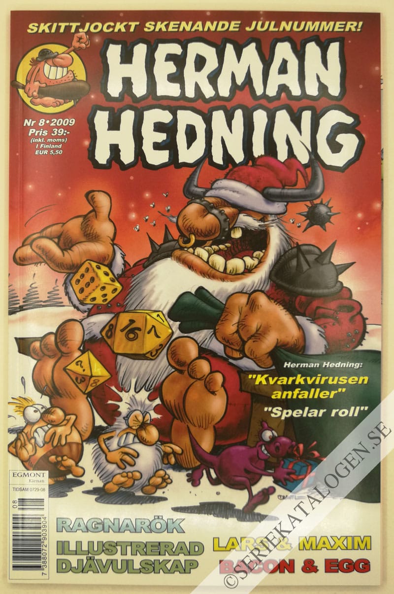 Framsida på Herman Hedning #8 (2009)