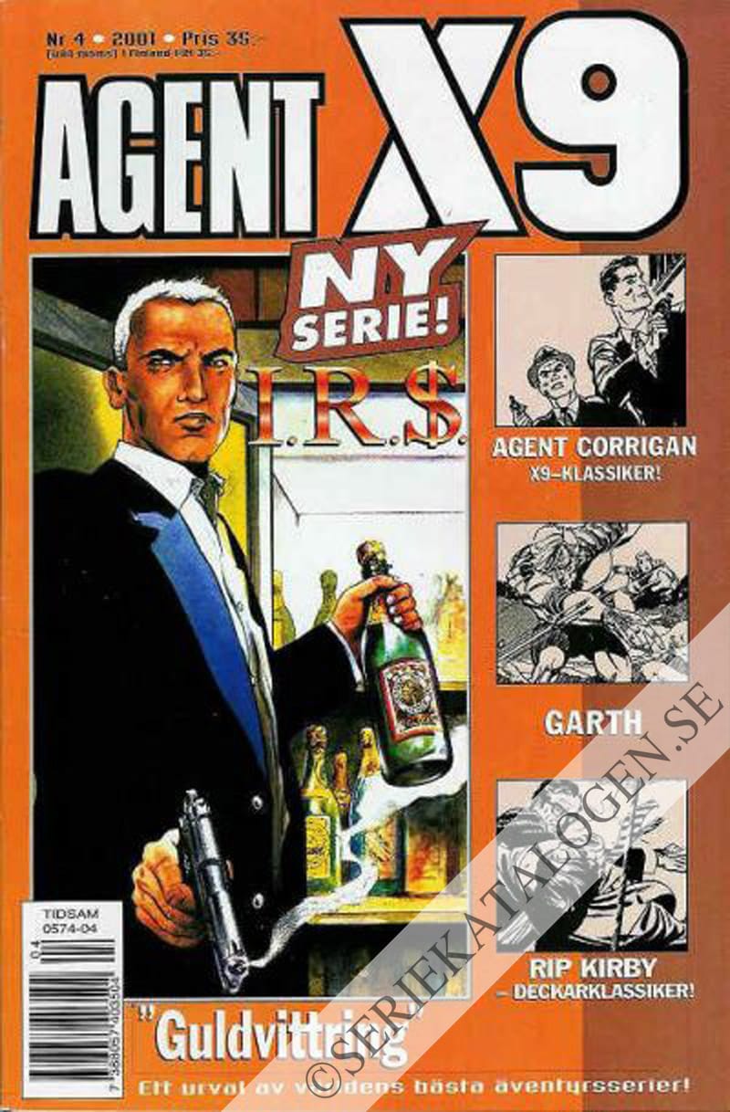 Framsida på Agent X9 #4 (2001)