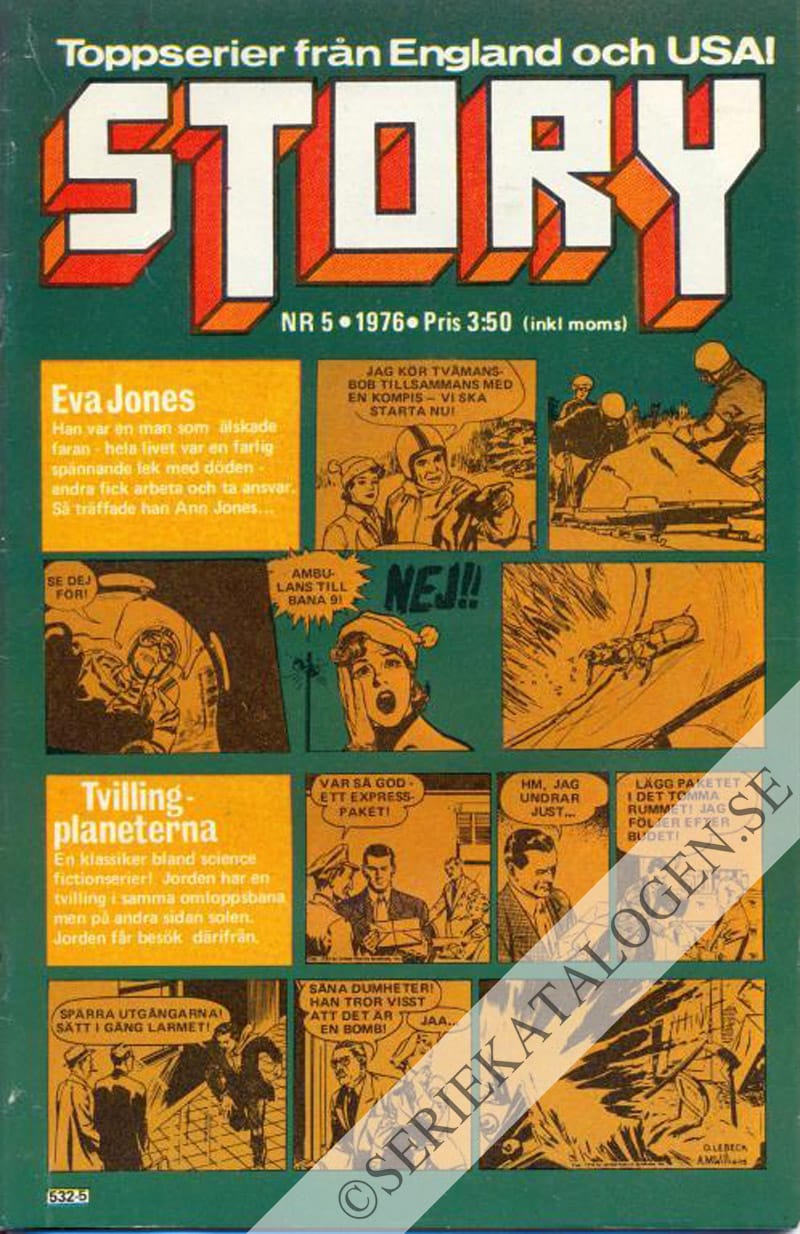 Framsida på Story #5 (1976)