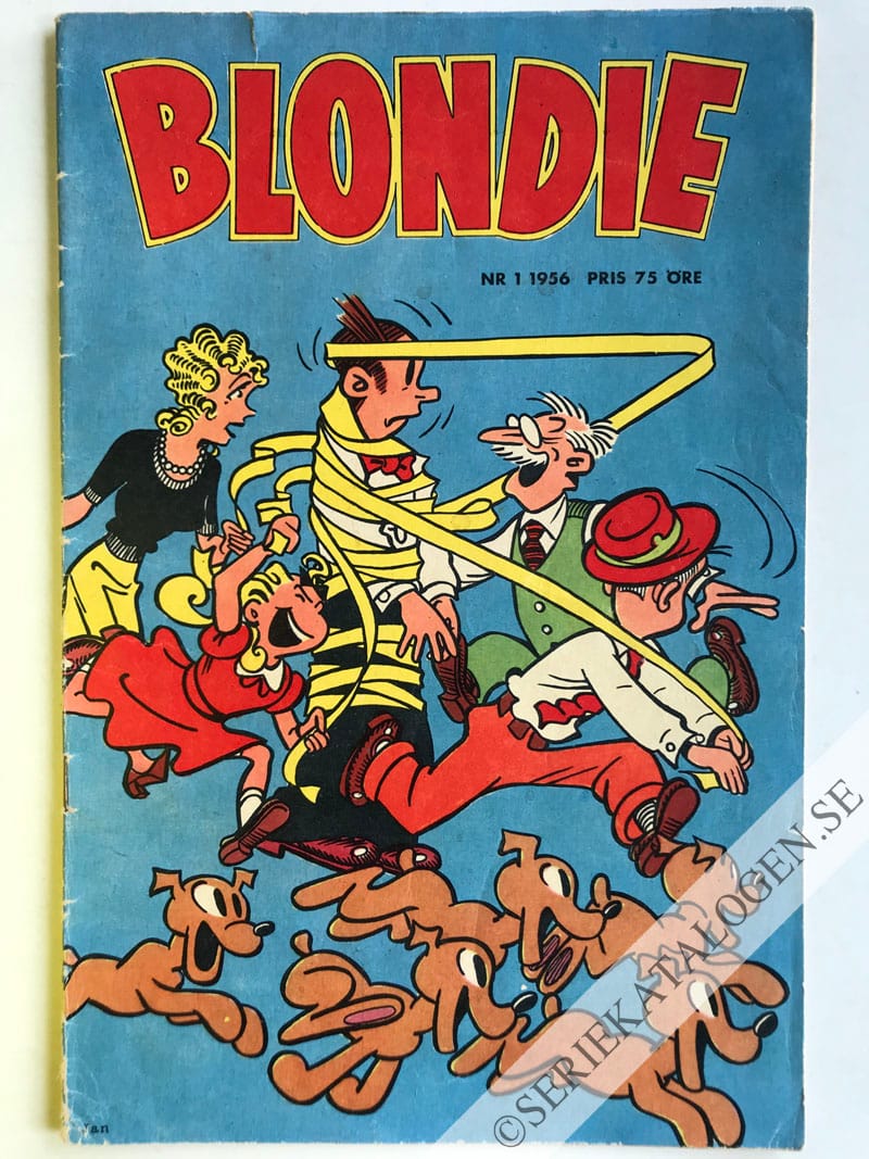 Framsida på Blondie #1 (1956)