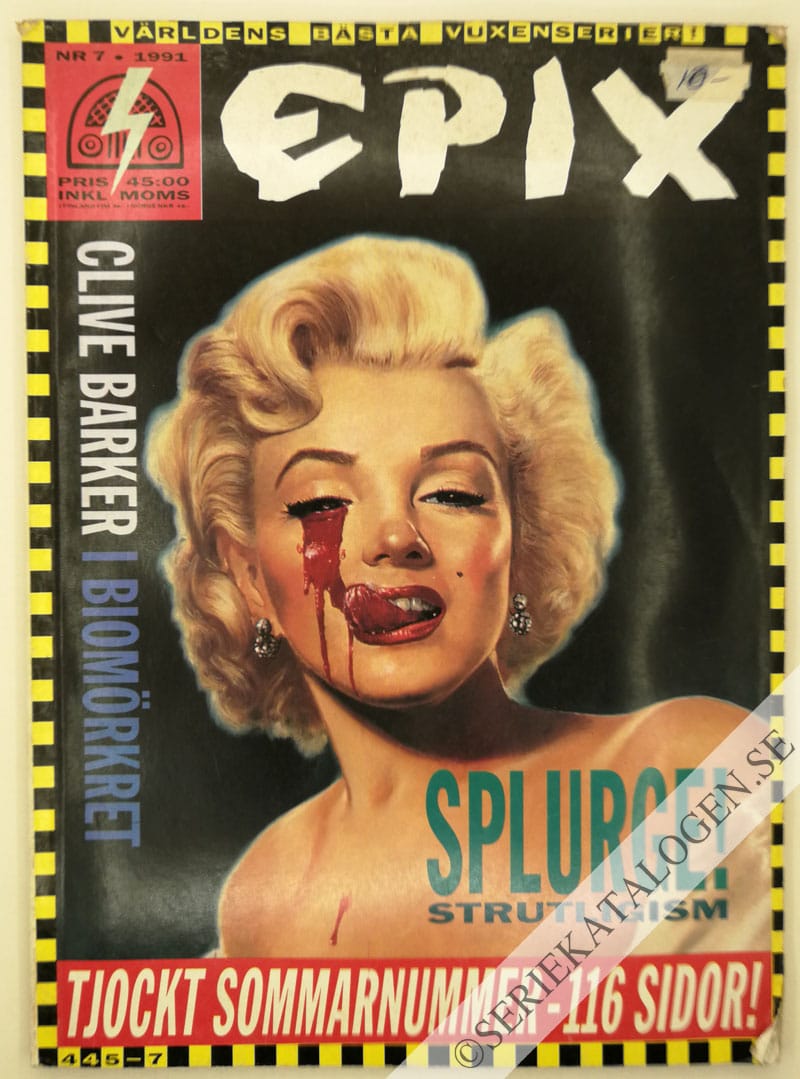 Framsida på Epix #7 (1991)