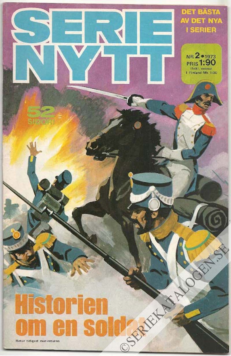 Framsida på Serie-Nytt #2 (1973)