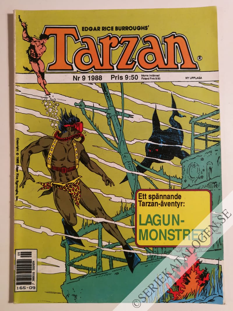 Framsida på Tarzan #9 (1988)