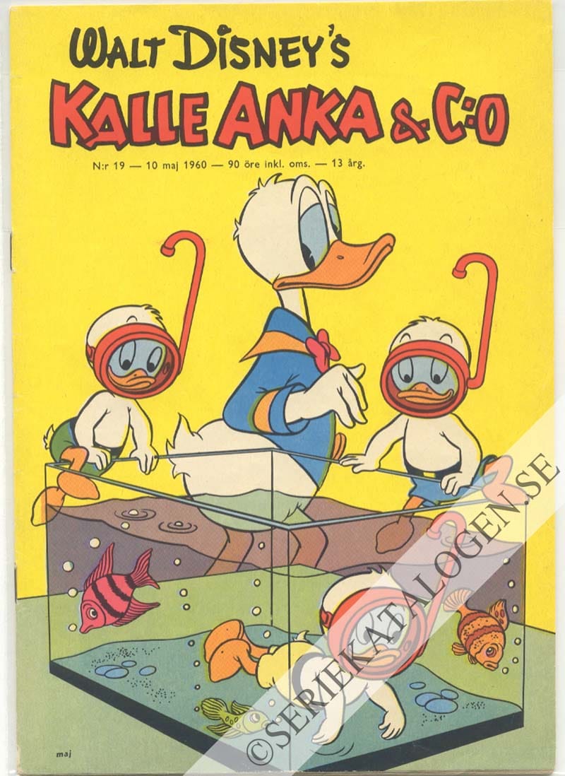 Framsida på Kalle Anka & C:o #19 (1960)