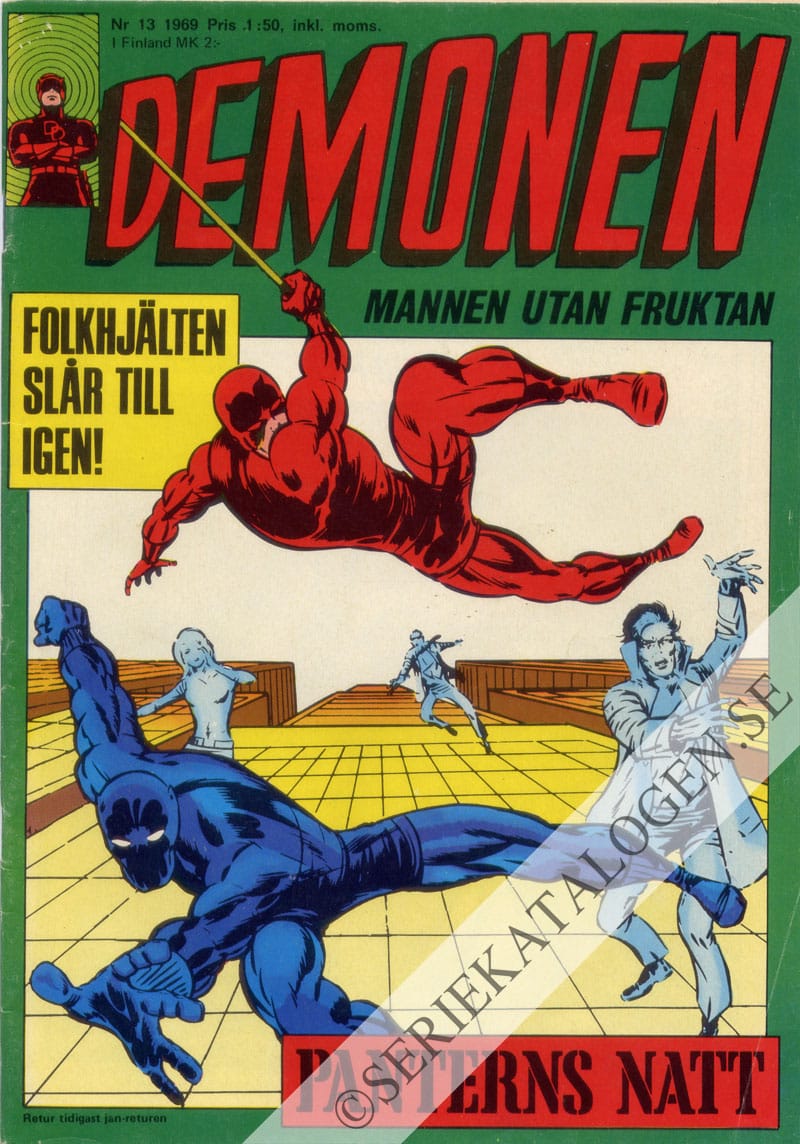 Framsida på Demonen #13 (1969)