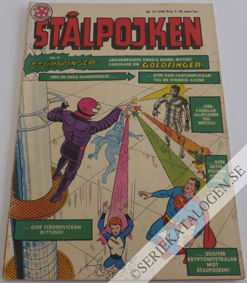 Framsida på Stålpojken #12 (1965)
