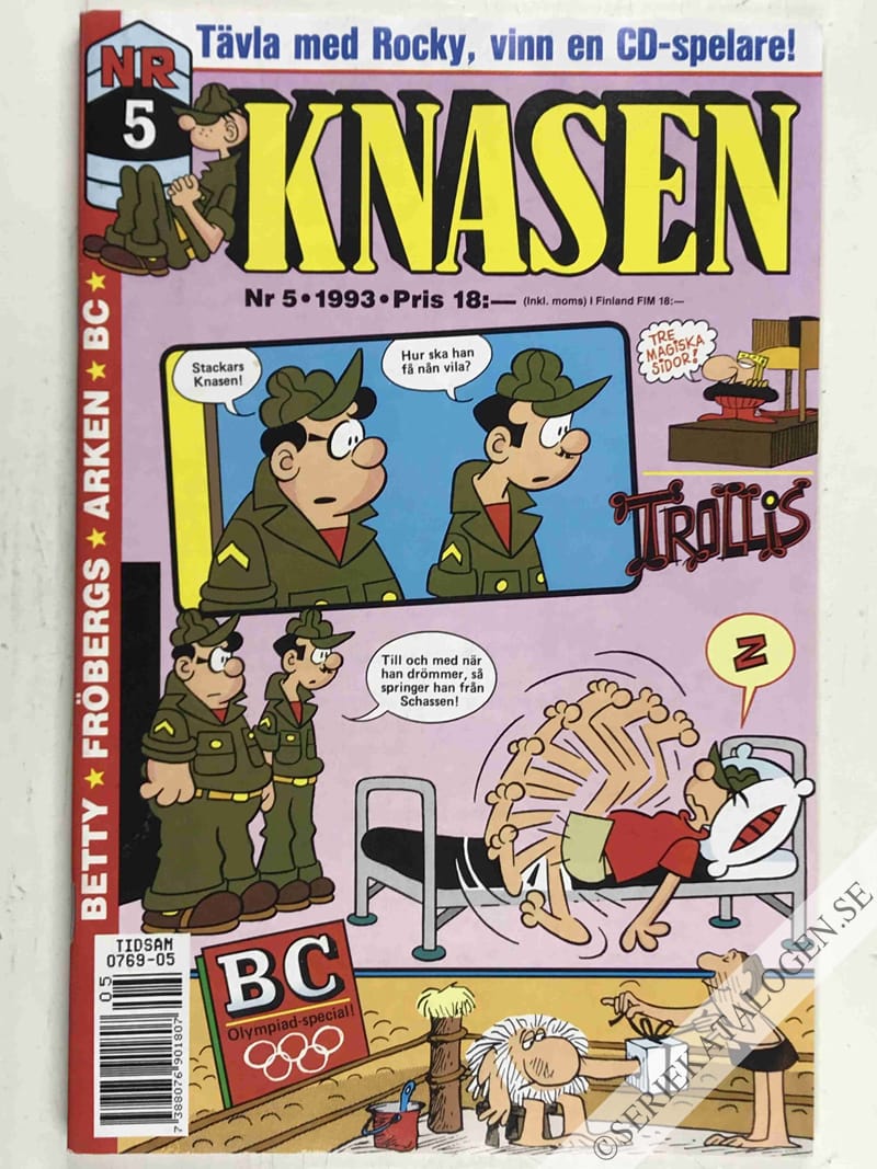 Framsida på Knasen #5 (1993)