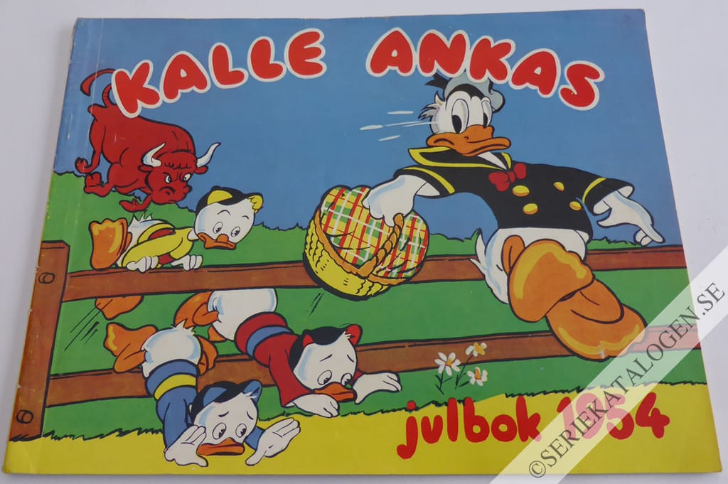 Framsida på Kalle Ankas julbok # (1954)