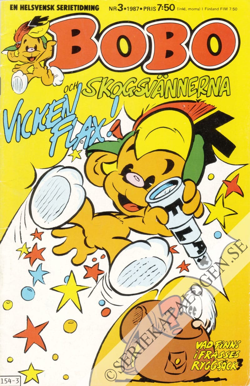 Framsida på Bobo #3 (1987)