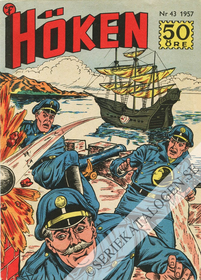 Framsida på Höken #43 (1957)
