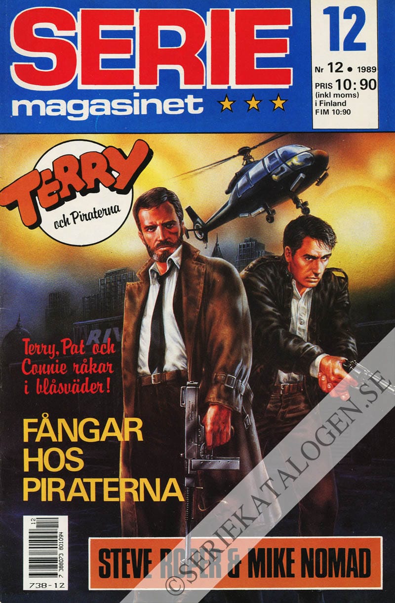 Framsida på Seriemagasinet #12 (1989)