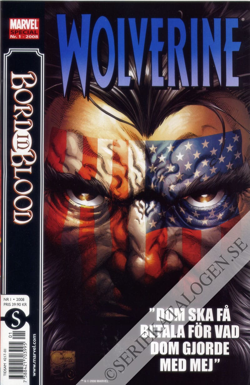Framsida på Marvel special #1 (2008)