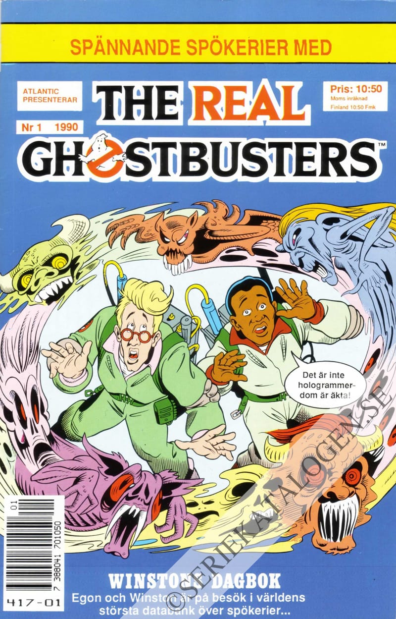 Framsida på The real Ghostbusters #1 (1990)