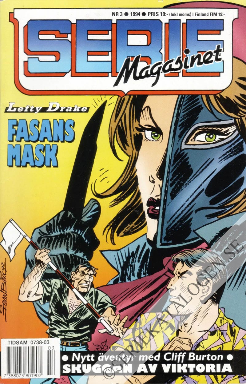 Framsida på Seriemagasinet #3 (1994)