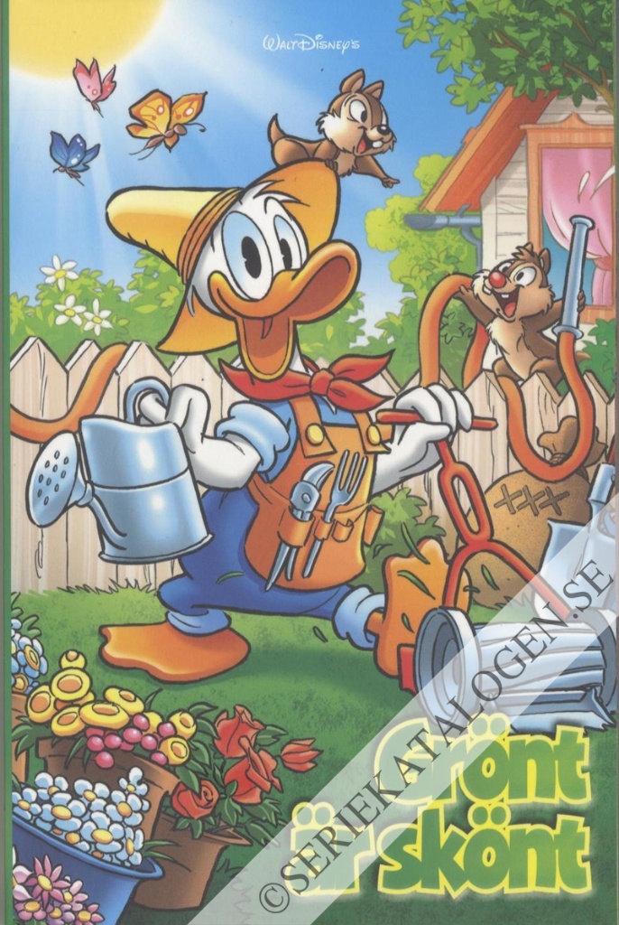 Framsida på Kalle Ankas pocket special Grönt är skönt (2024)