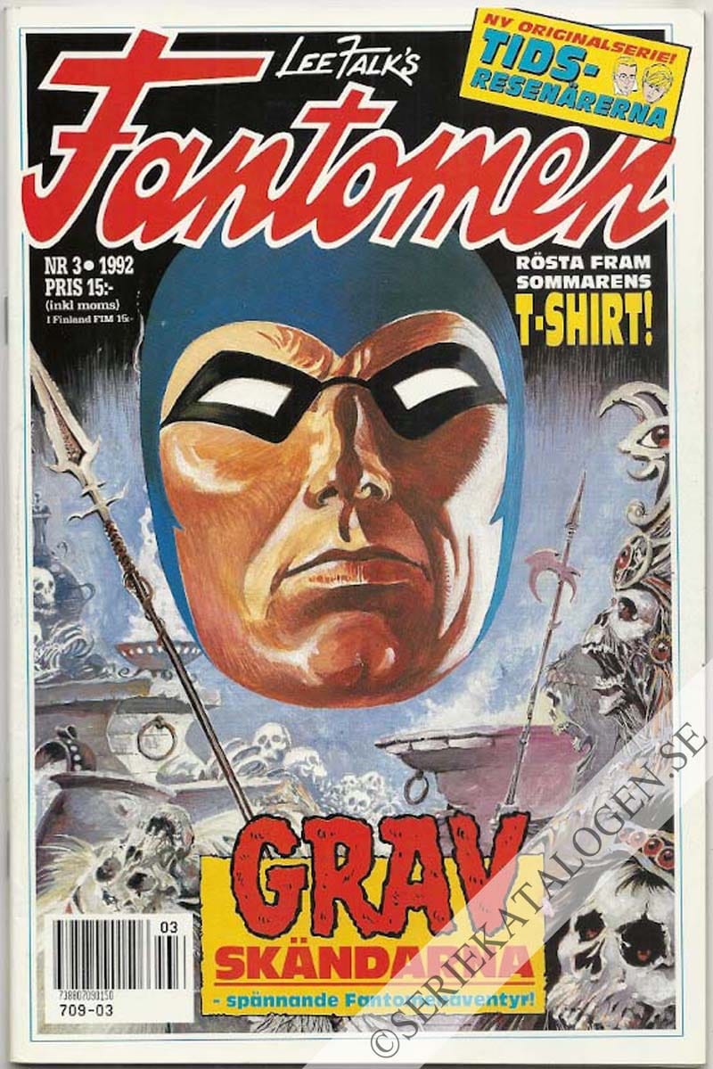 Framsida på Fantomen #3 (1992)
