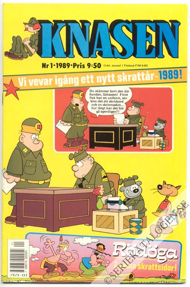 Framsida på Knasen #1 (1989)