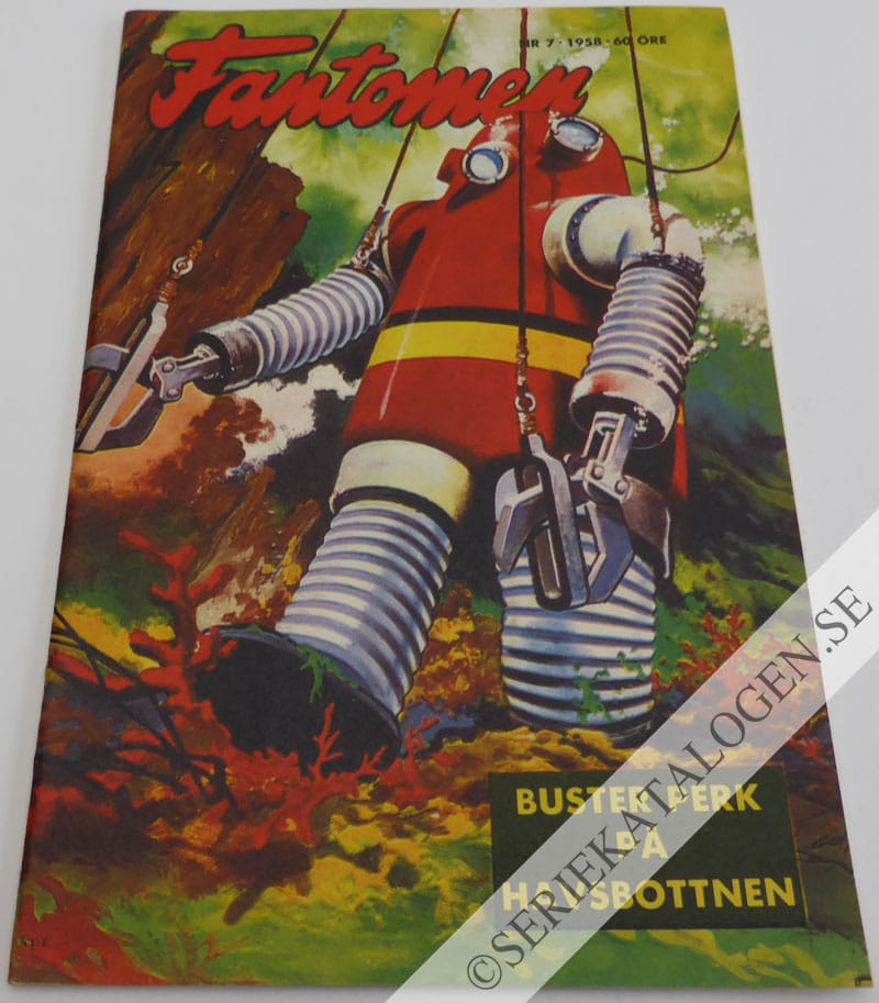 Framsida på Fantomen #7 (1958)