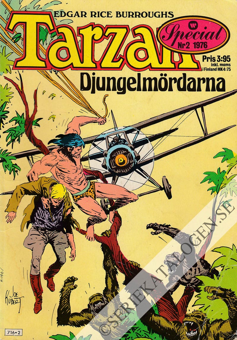 Framsida på Tarzan special Djungelmördarna (1976)