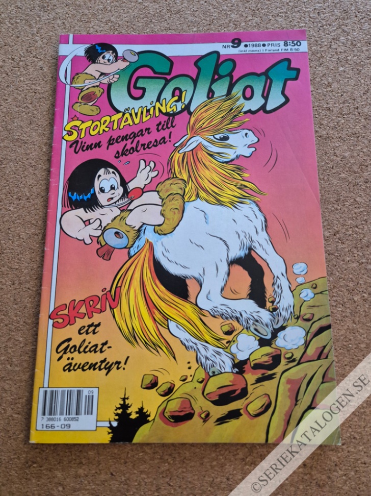 Framsida på Goliat #9 (1988)