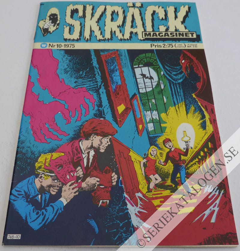 Framsida på Skräckmagasinet #10 (1975)