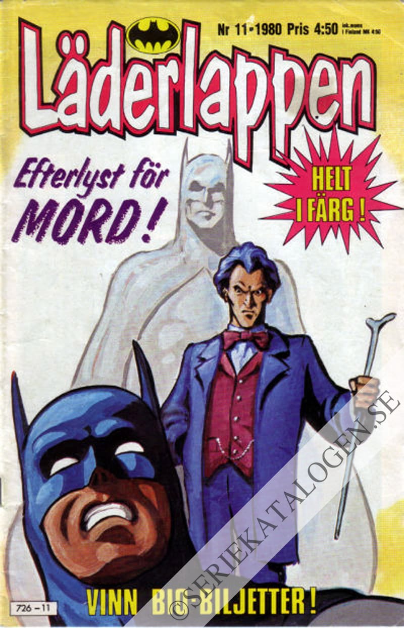 Framsida på Läderlappen och Robin #11 (1980)