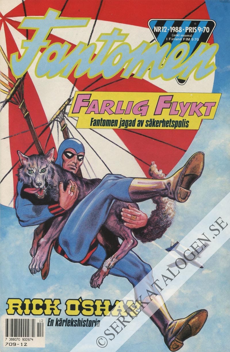 Framsida på Fantomen #12 (1988)