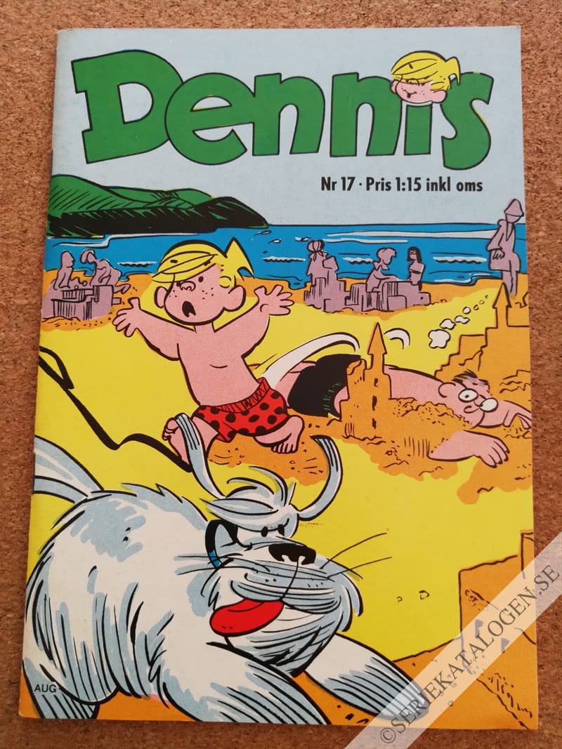 Framsida på Dennis #17 (1968)